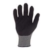 Azusa Safety Bluwolf Cut Resistant 13 ga. ANSI A5 Gray Gloves, Black Sandy Foam Nitirle Palm Coating, 2XL BW5000